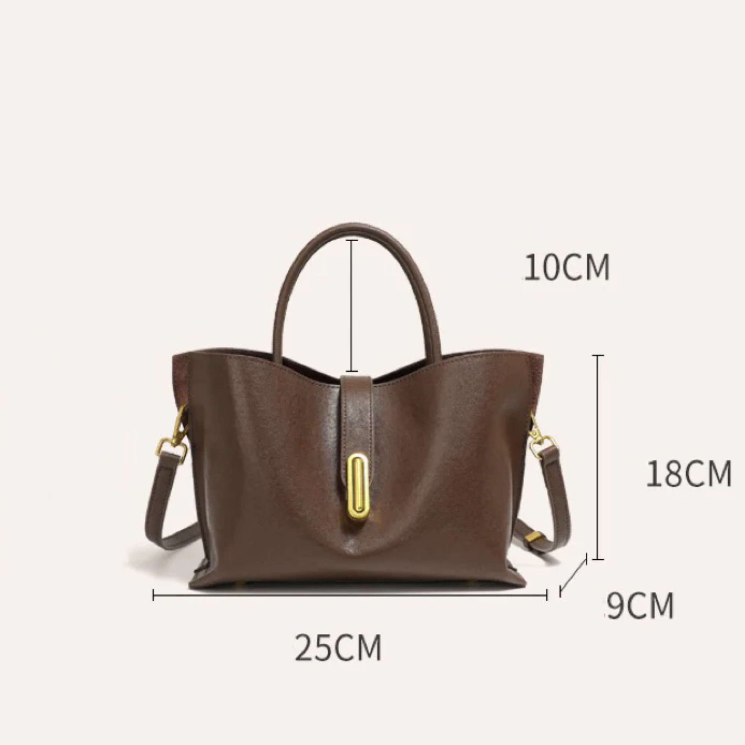 Fräulein Echtleder Crossbody Tote Bag