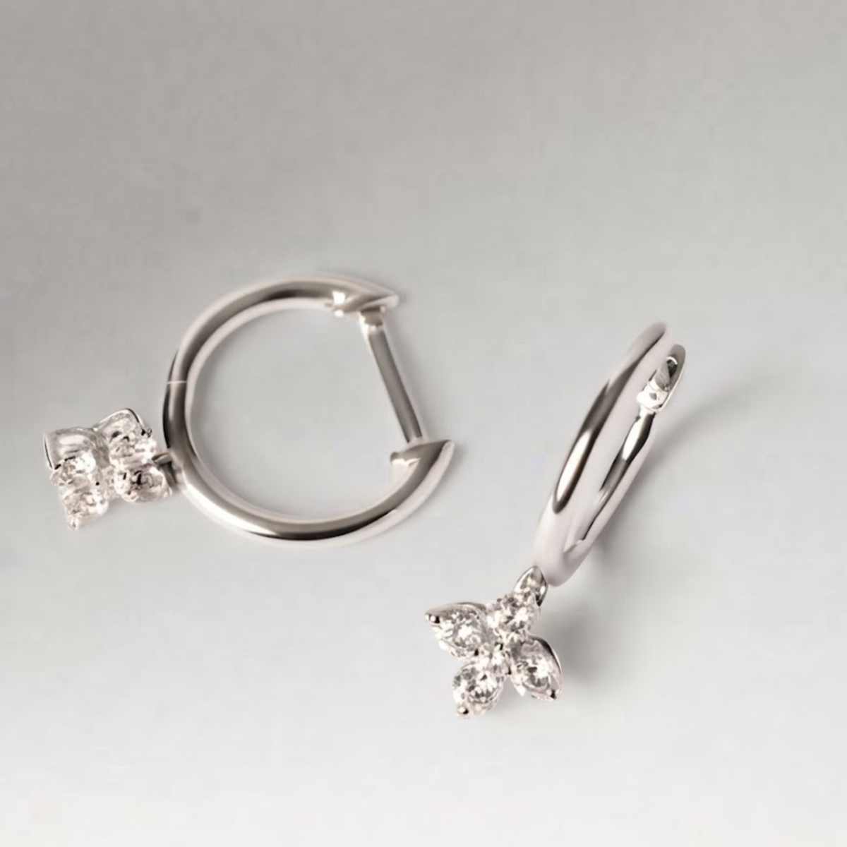 Lia Diamond Accent Hoop Earrings
