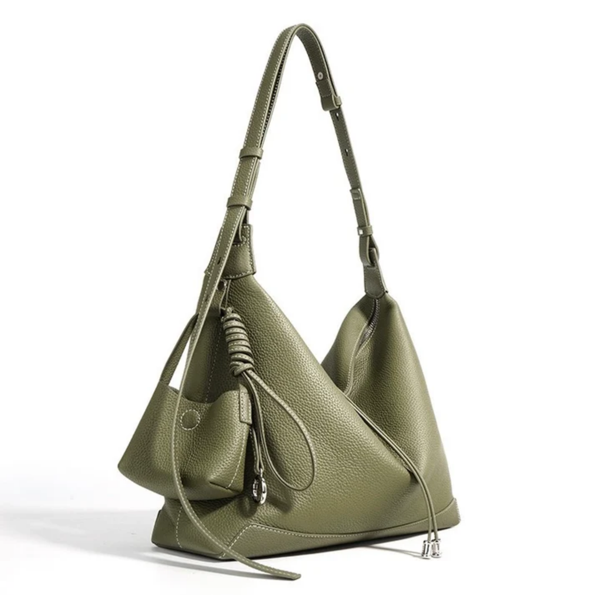 Angela Echtleder Minimalistische Tote Dumpling Tasche Handtasche kaufen