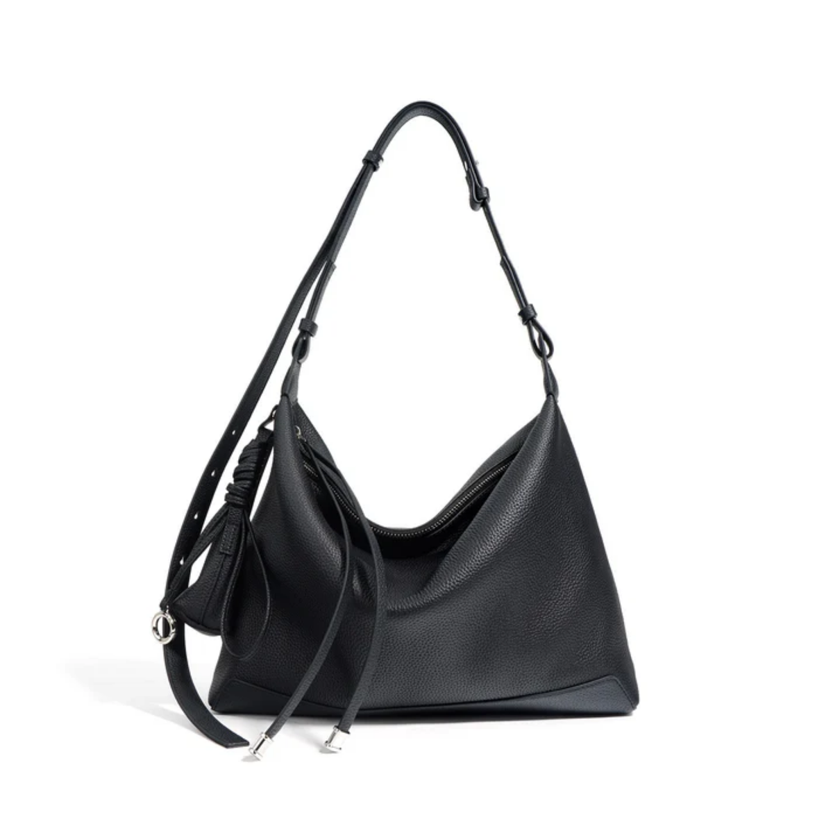 Angela Genuine Leather Minimalist Tote Dumpling Bag Shop Handbag