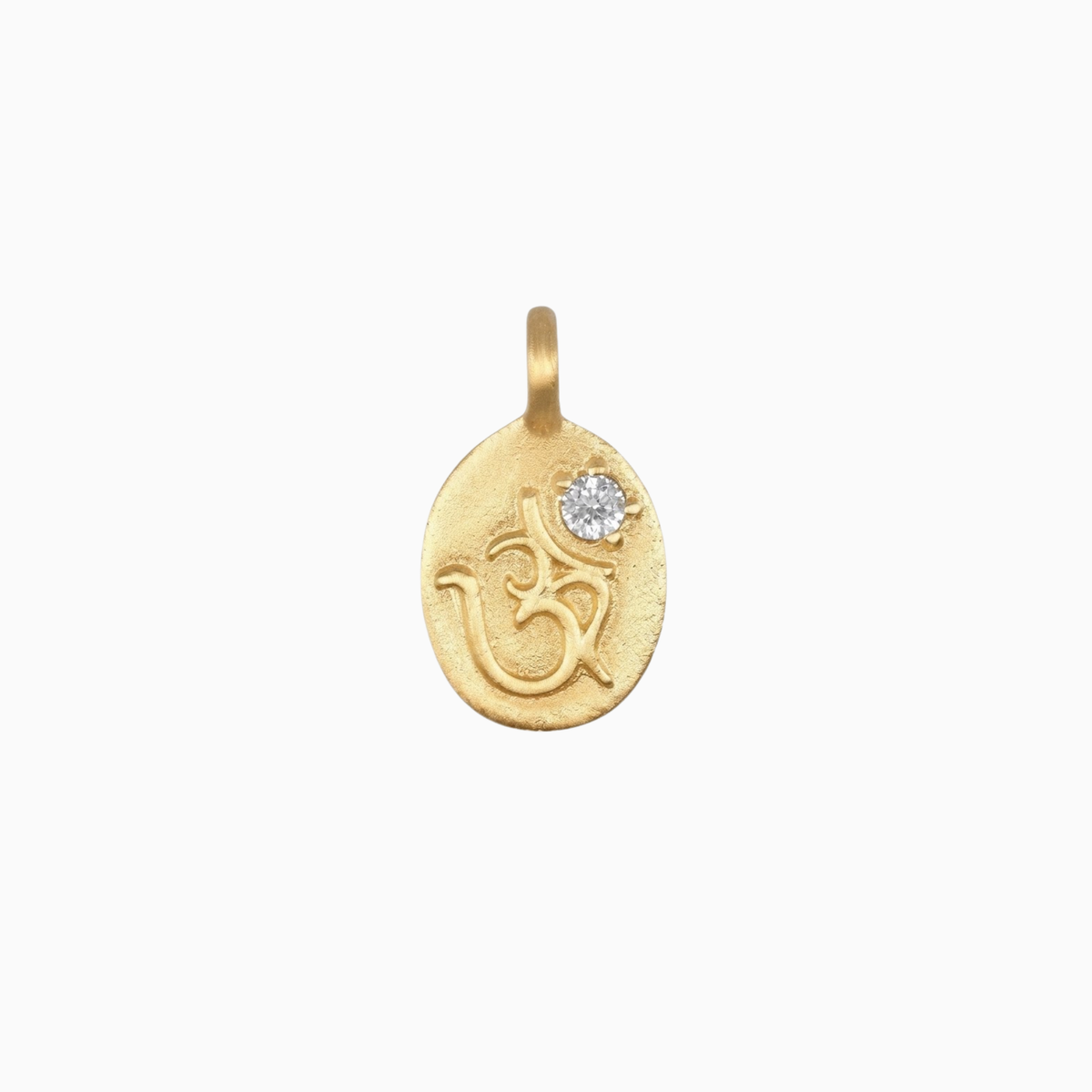 Anhänger - Goldener Om-Symbol-Anhänger