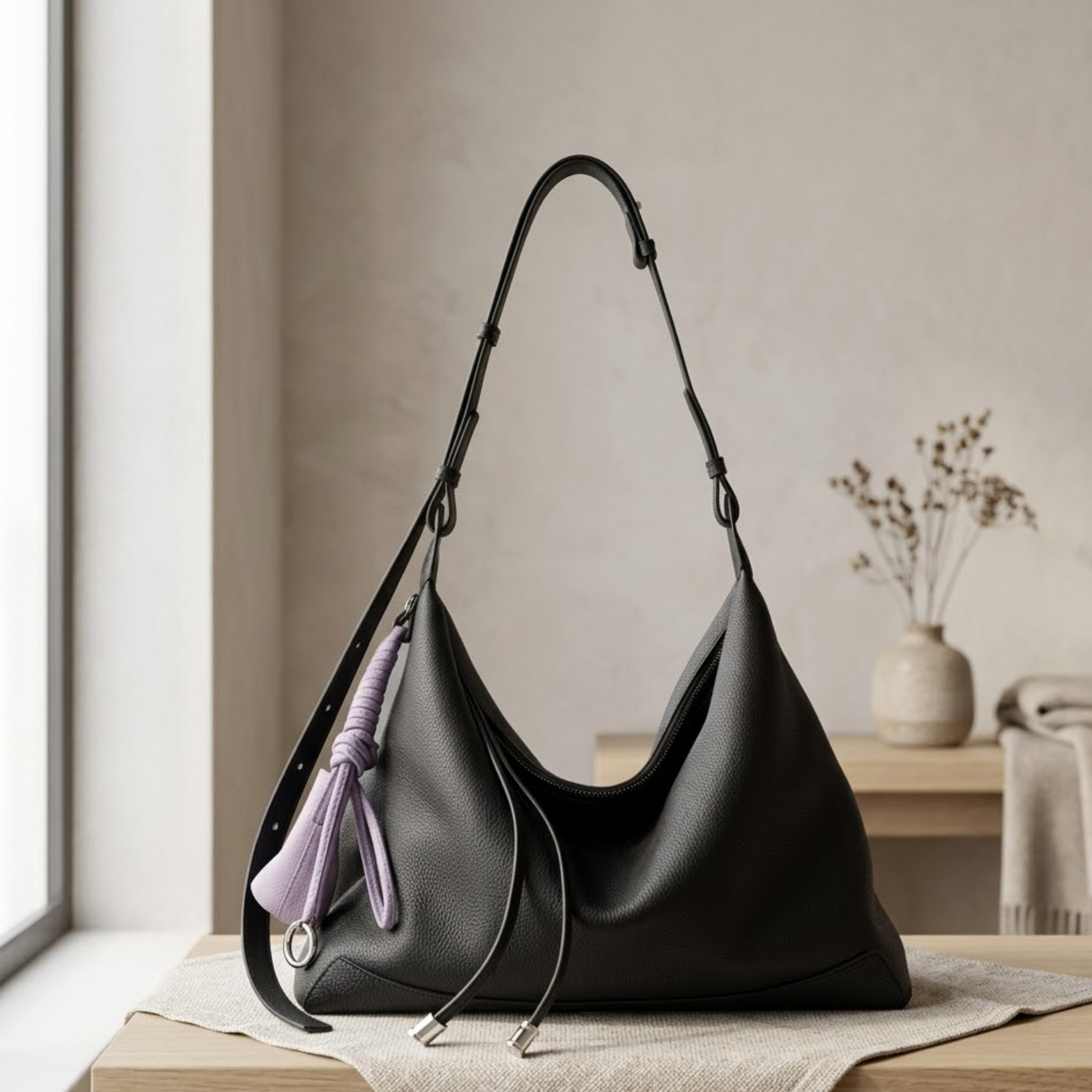 Angela Echtleder Minimalistische Tote Dumpling Tasche Handtasche kaufen
