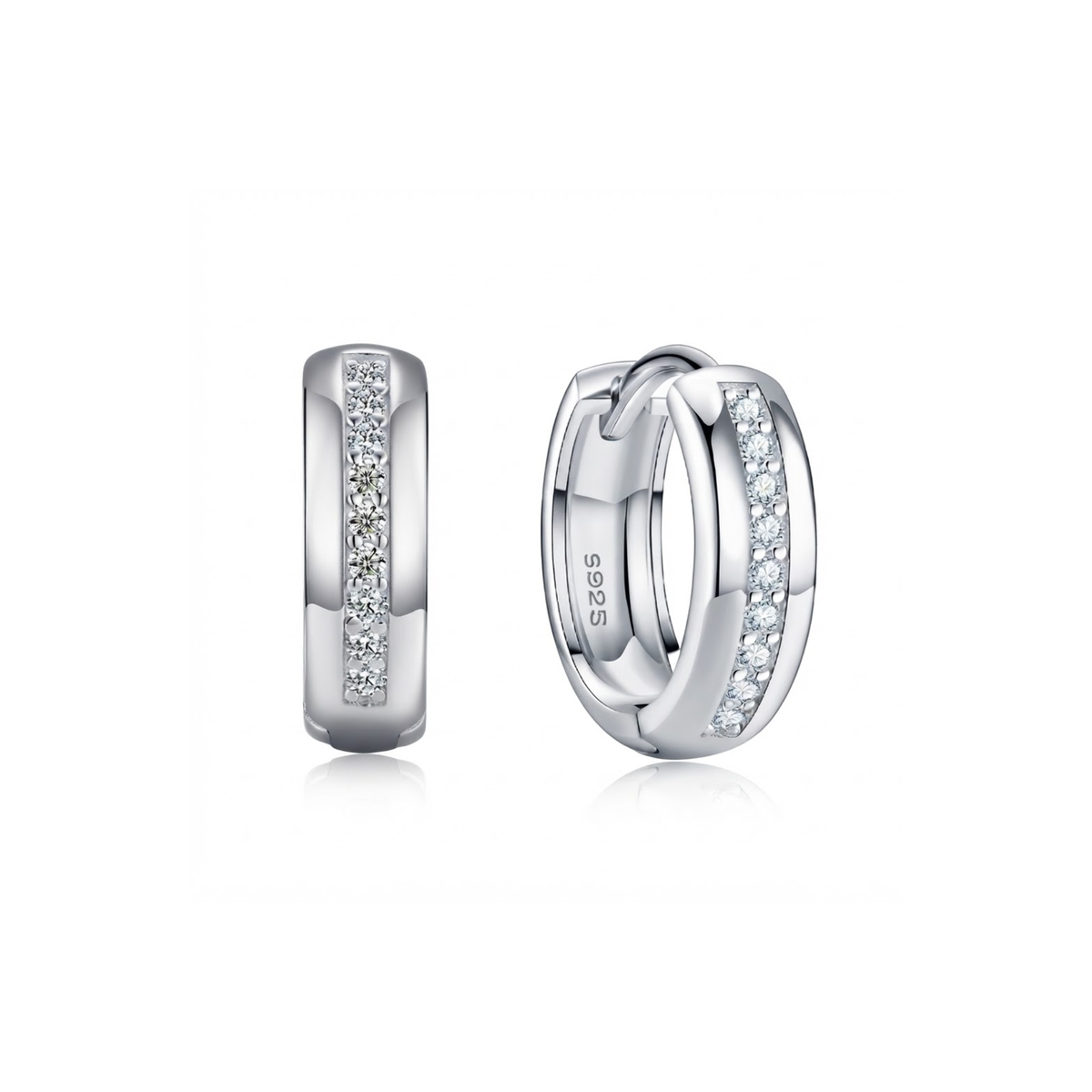 Rosaline Crystal Hoop Earrings