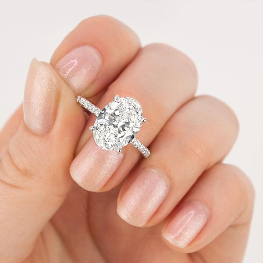 Eternal Radiance Moissanite Solitaire Ring