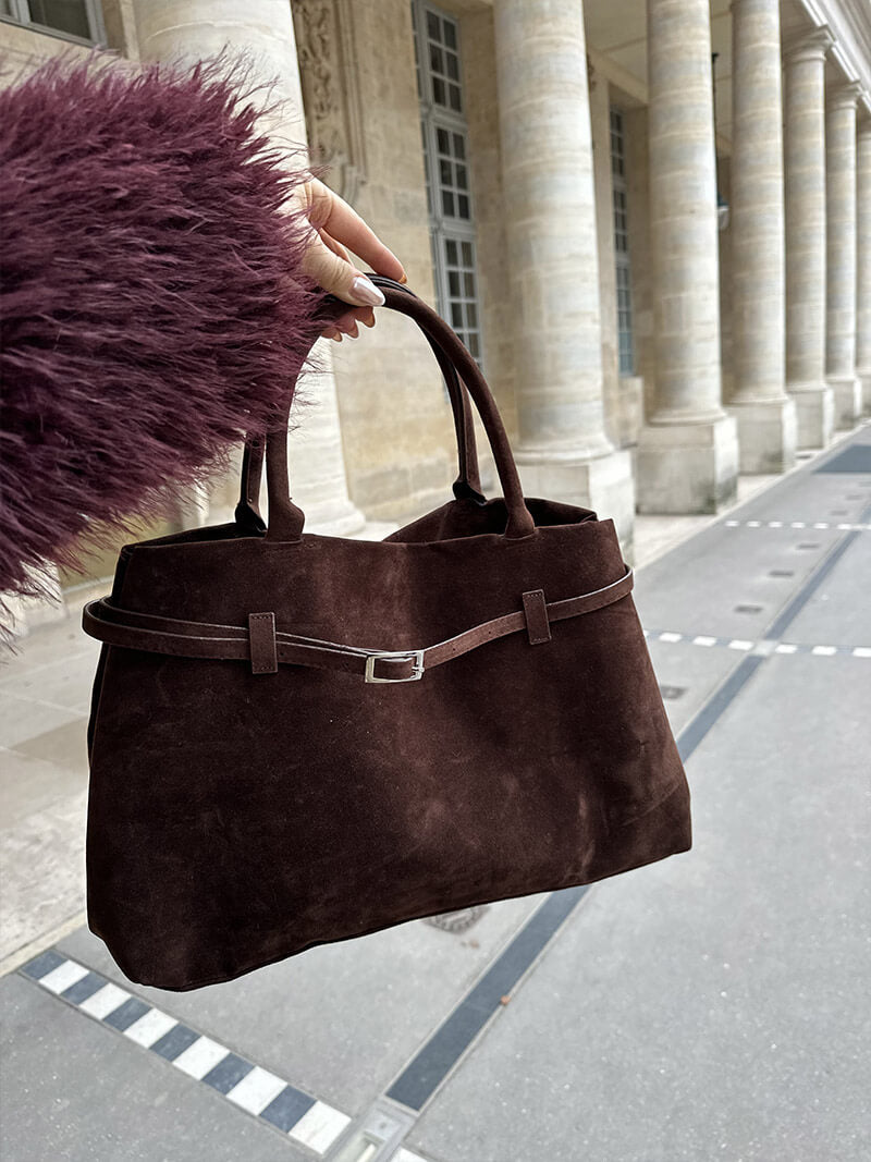 Comelia Vegan Suede Tote