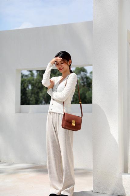 Valentina Lizard-Textured Leather Crossbody