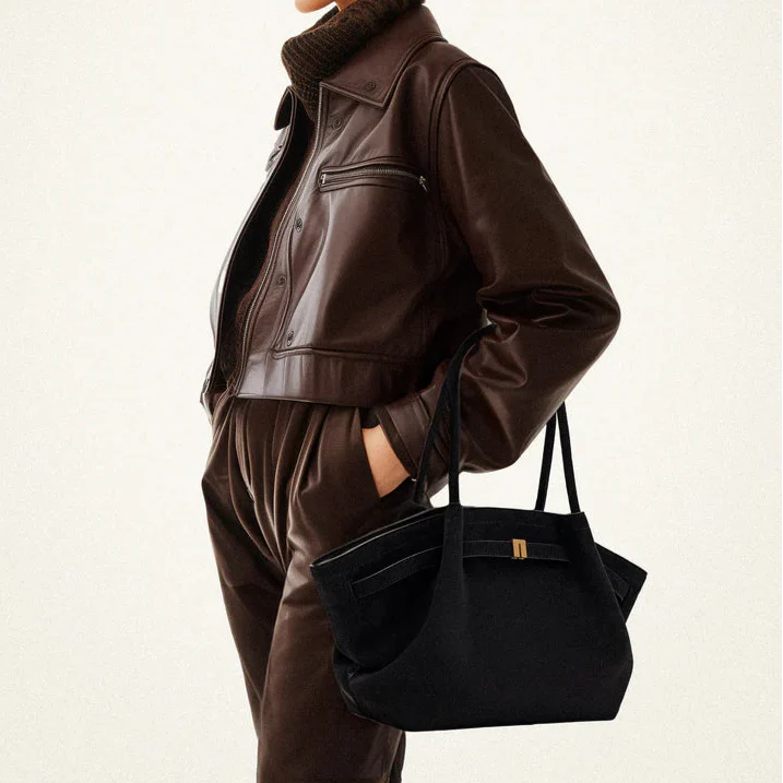 Allure Maxi Wildleder Tote Bag