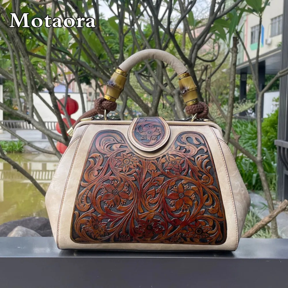 Amalfi Italienische Lederhandtasche – Zeitlose Eleganz