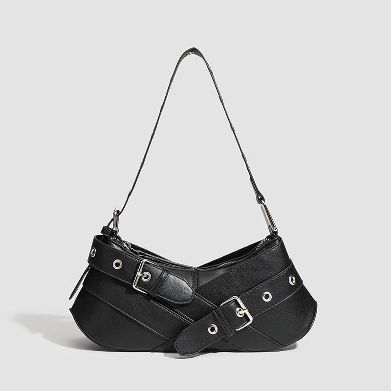 Elysian Schultertasche mit Schnallenriemen
