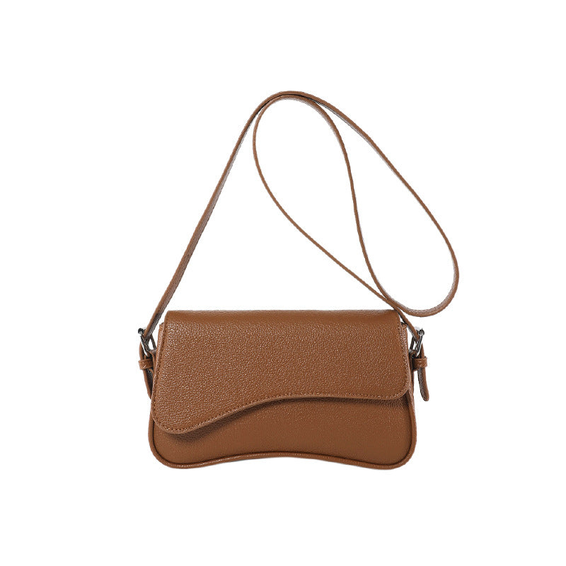 Celestia Curve Baguette Shoulder Bag