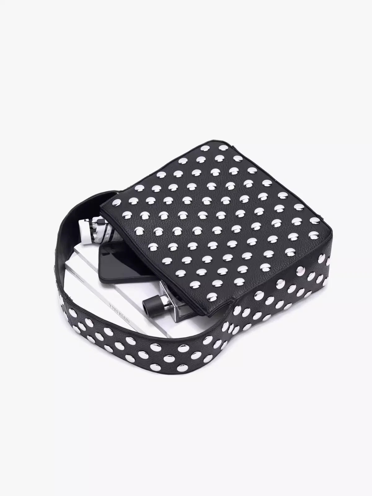 Ebon Élan Structured Shoulder Bag