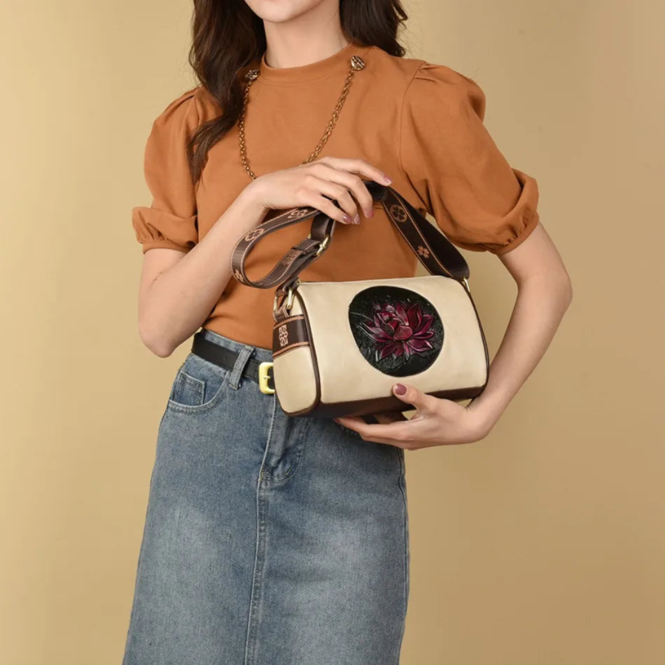 Eco Luxe Lederhandtasche – Kompakte Eleganz neu definiert