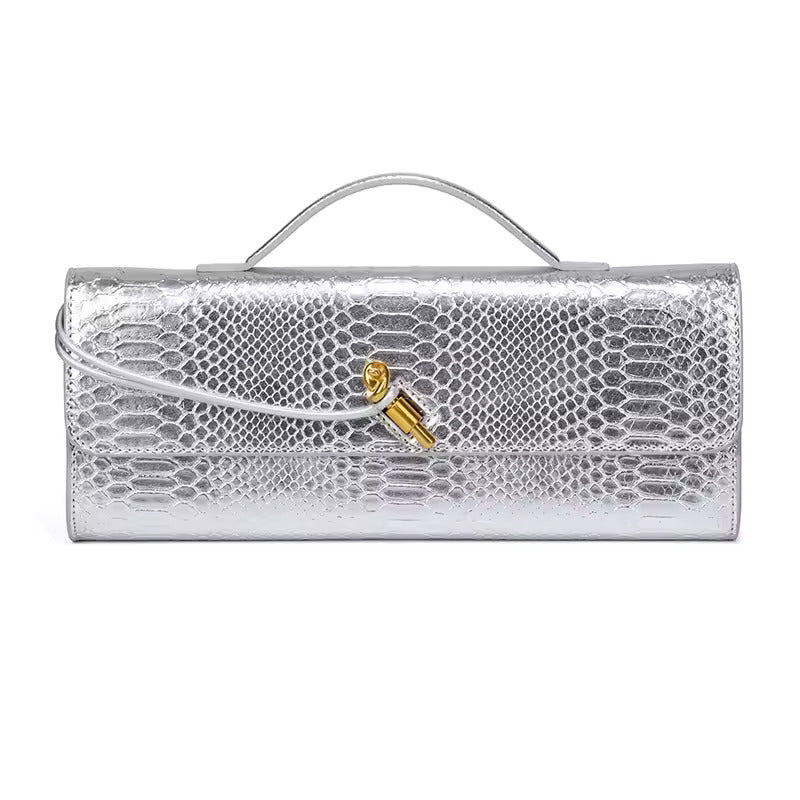Exquisite Serpentine Evening Clutch