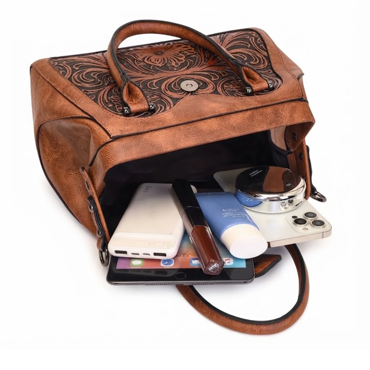 Amalfi Italian Leather Handbag – Timeless Elegance