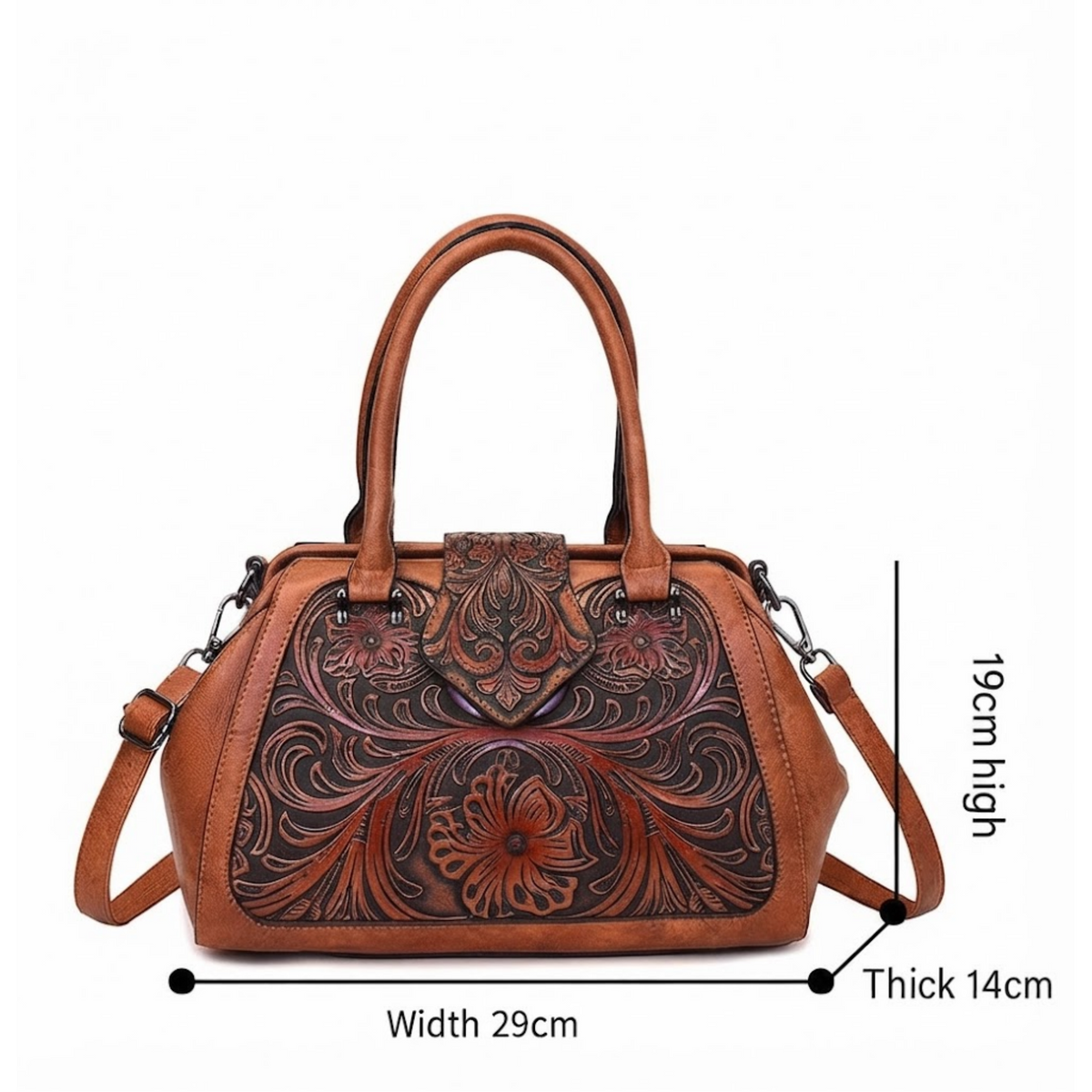Amalfi Italian Leather Handbag – Timeless Elegance