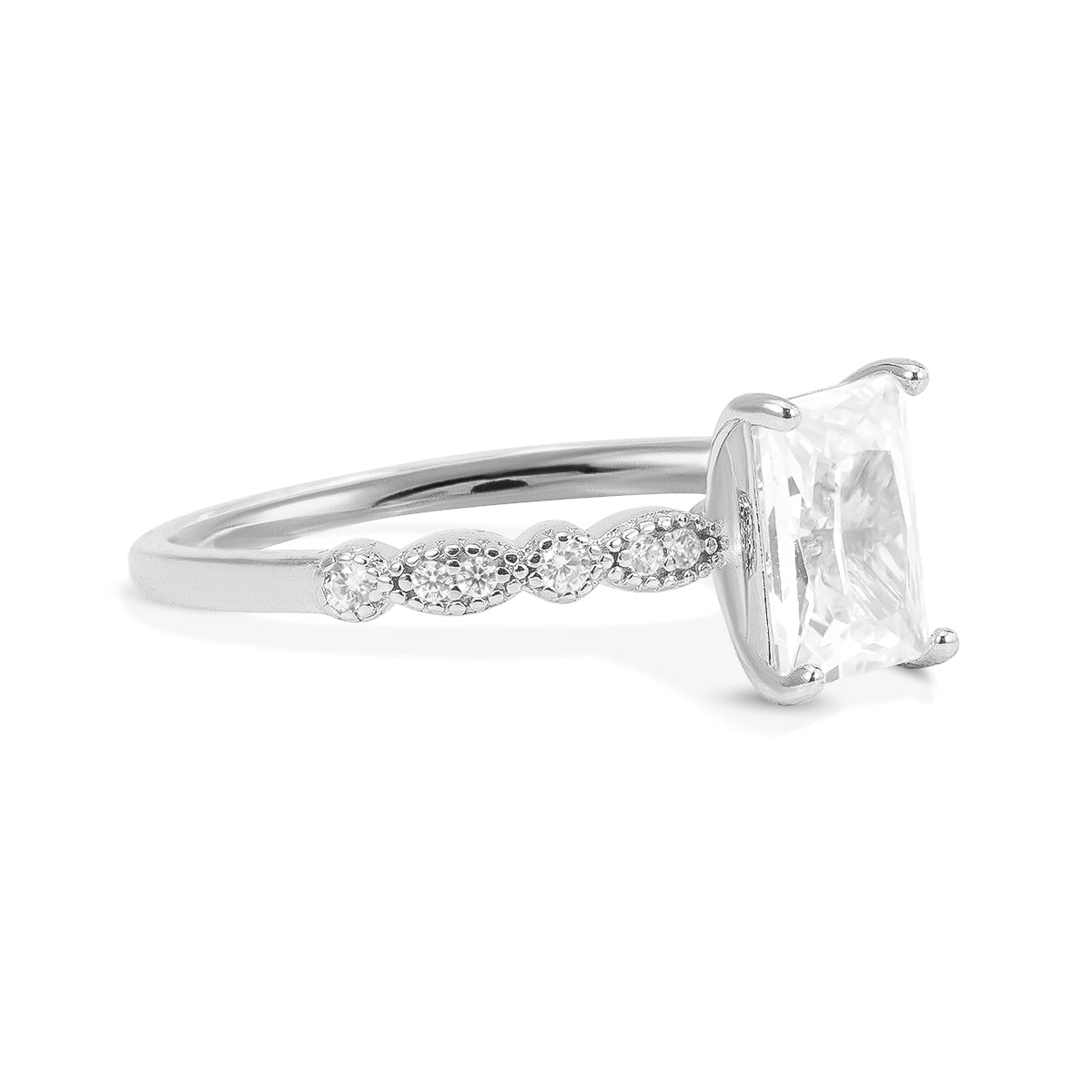Eternal Grace Moissanite Solitaire Ring