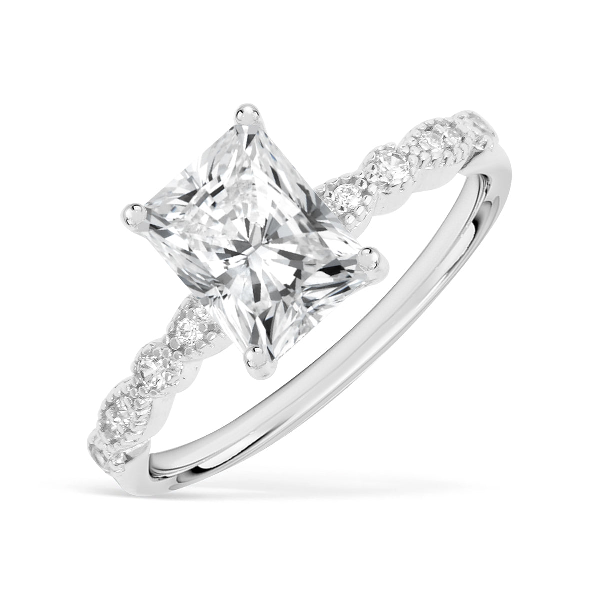 Eternal Grace Moissanite Solitaire Ring