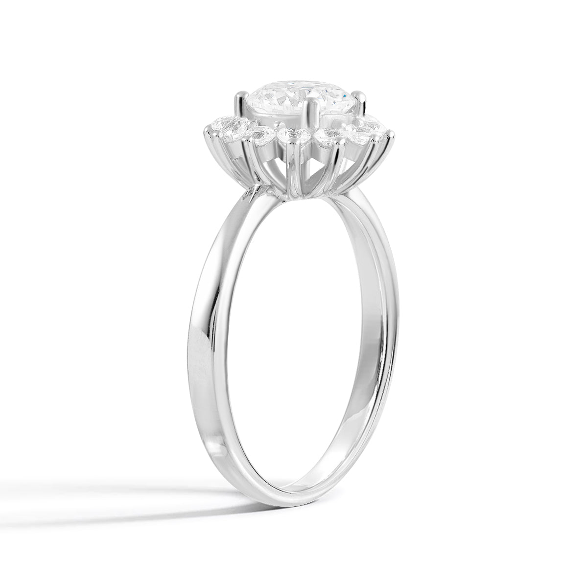Luminous Grace Moissanite Ring