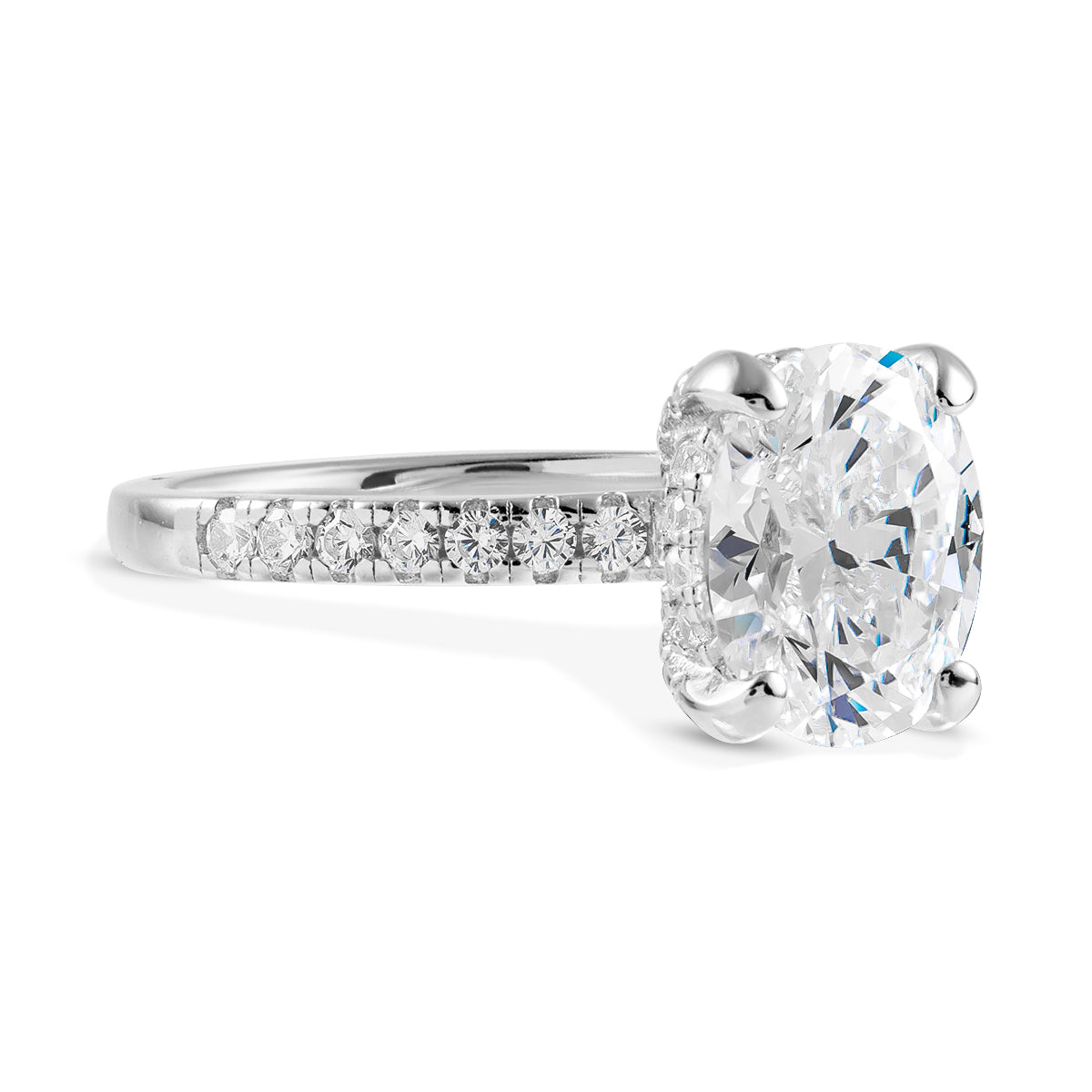 Eternal Radiance Moissanite Solitaire Ring