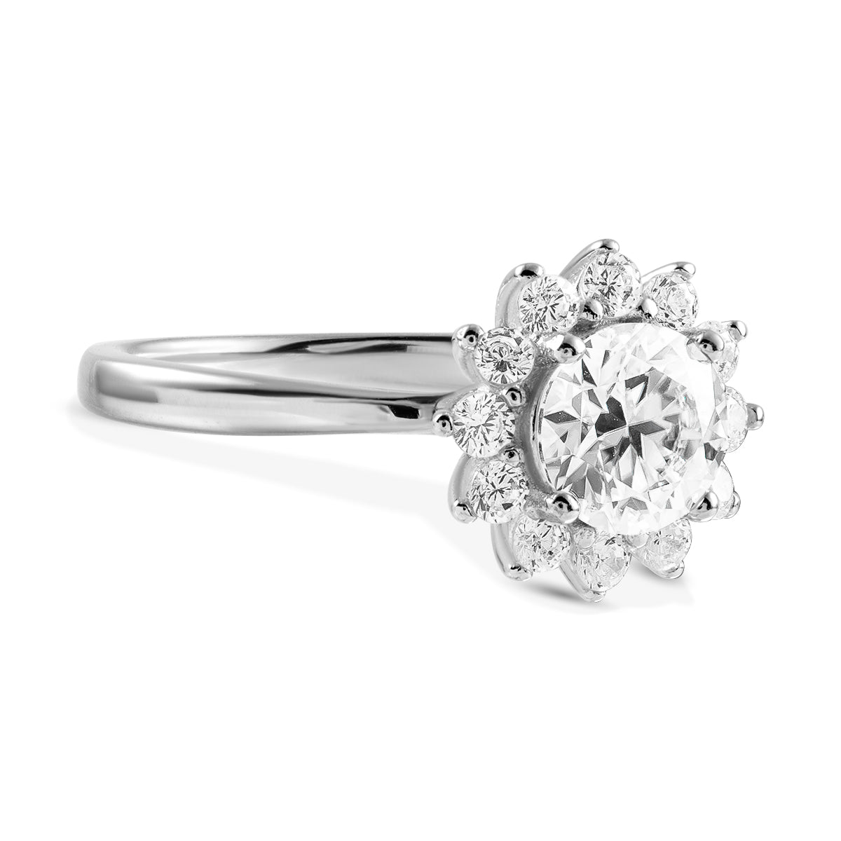 Luminous Grace Moissanite Ring