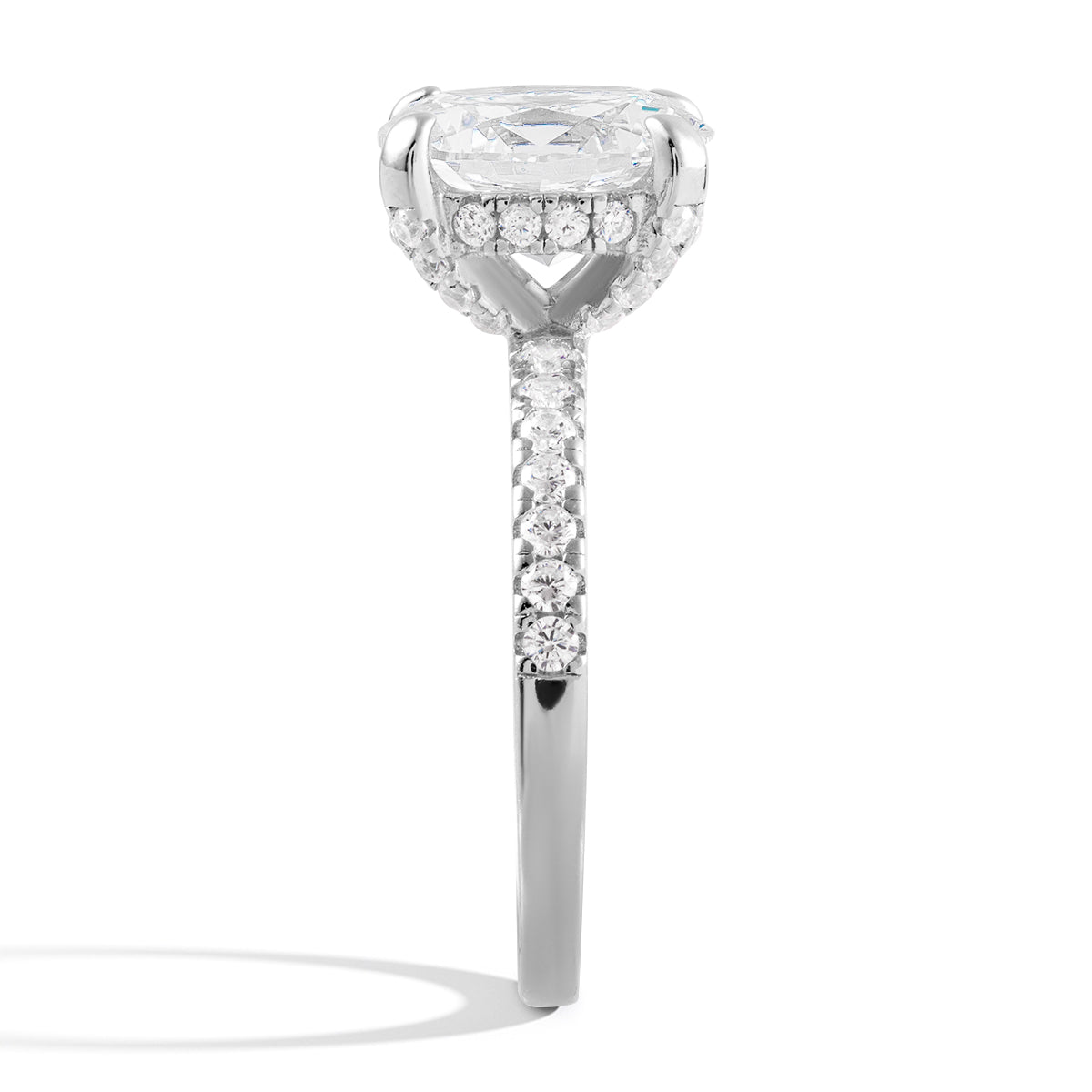 Eternal Radiance Moissanite Solitaire Ring