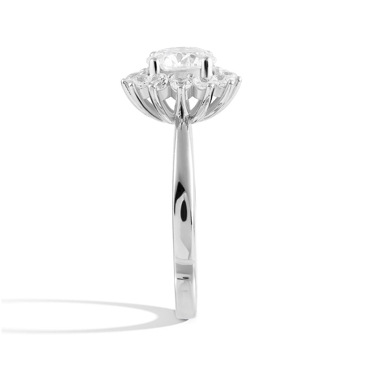 Luminous Grace Moissanite Ring