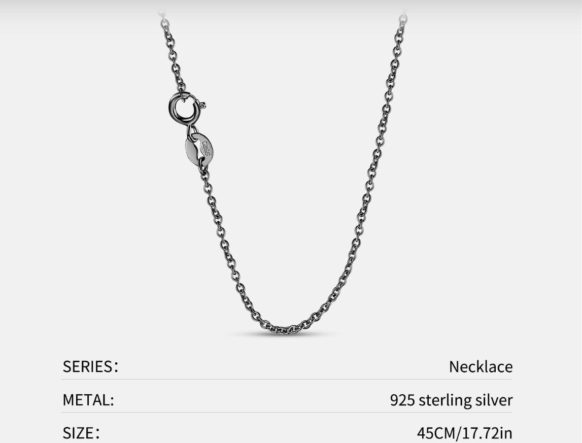 Eternal Love Skull Heart Necklace