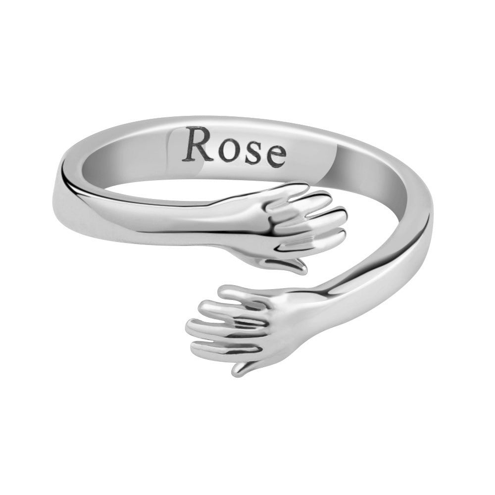 Personalised Hug Ring