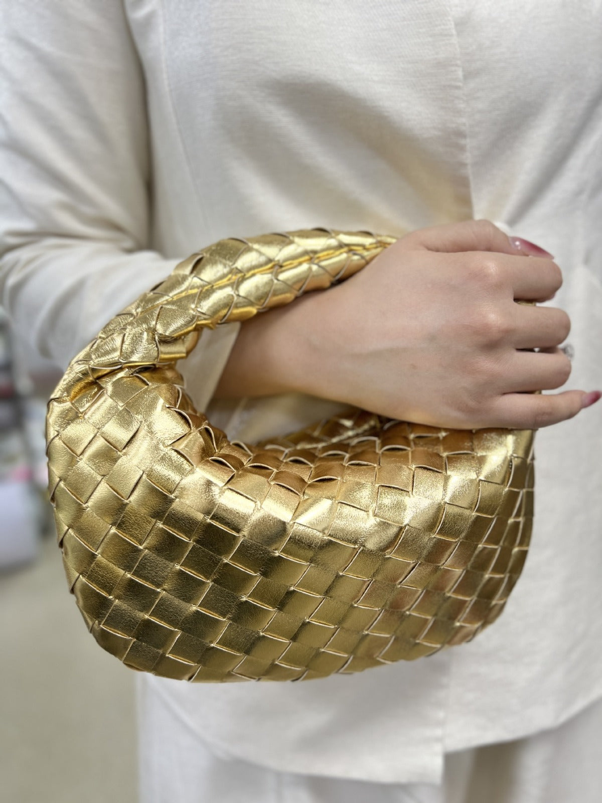 Aurelia Woven Mini Handbag