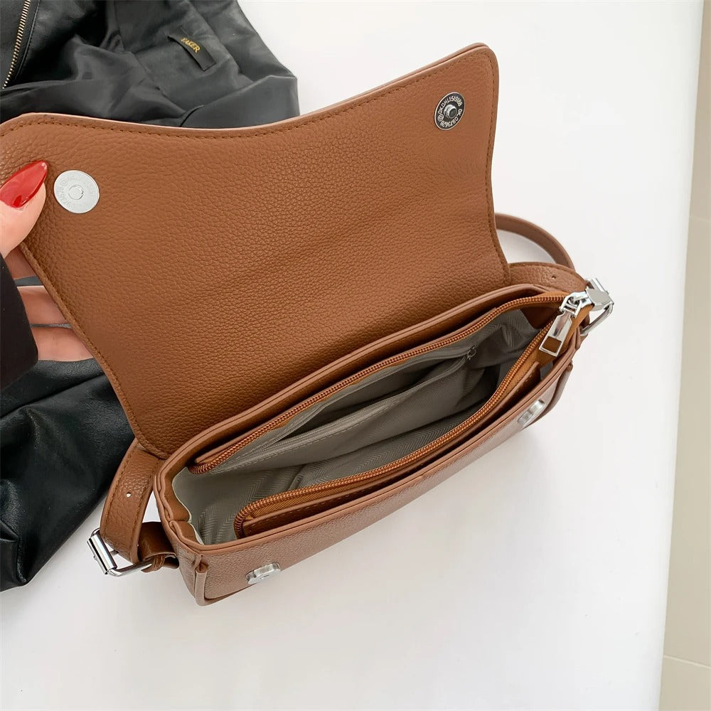 Celestia Curve Baguette Shoulder Bag