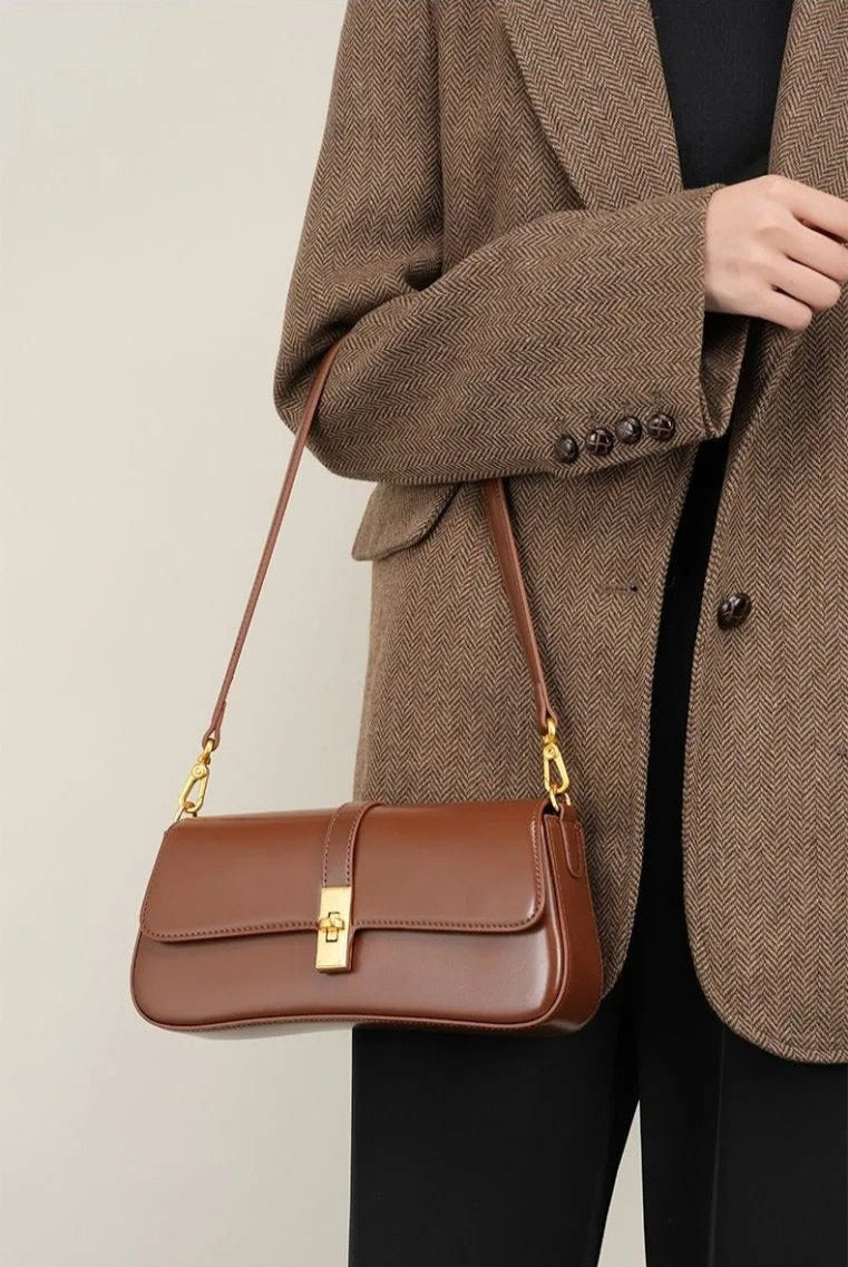 Marcellina Luxe Leather Shoulder Bag