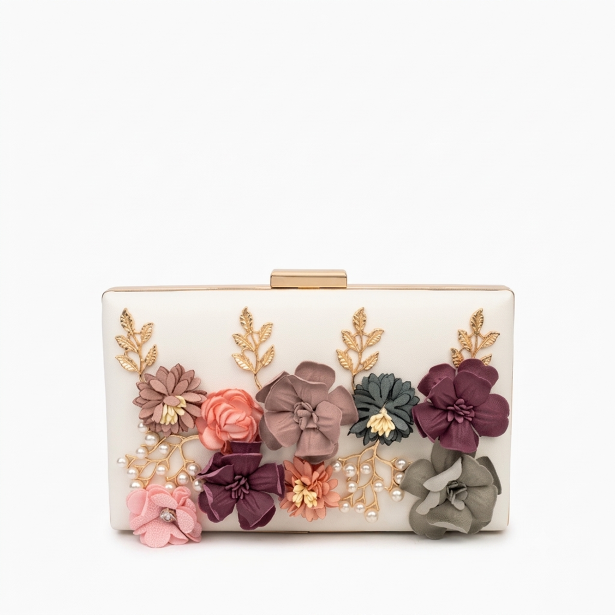 Rosvienne Flower Clutch Bag